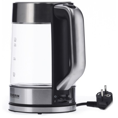 Severin WK 3420 Glass Tea / Water Kettle, 1,7l