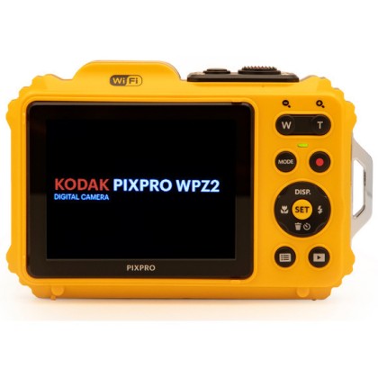 Kodak Digital Compact Camera PixPro Waterproof WPZ2 Yellow 16MP 4x Zoom 2.7″