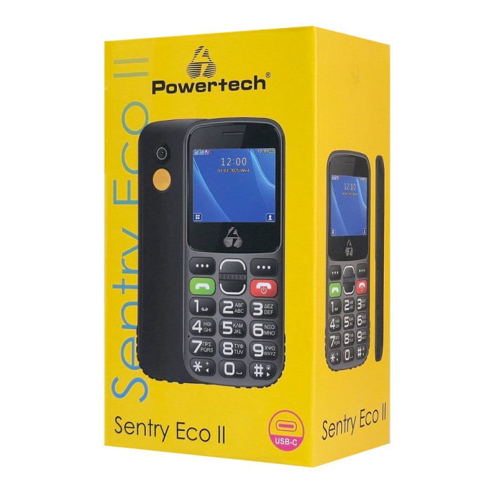 POWERTECH κινητό τηλέφωνο Sentry Eco II, 2.31