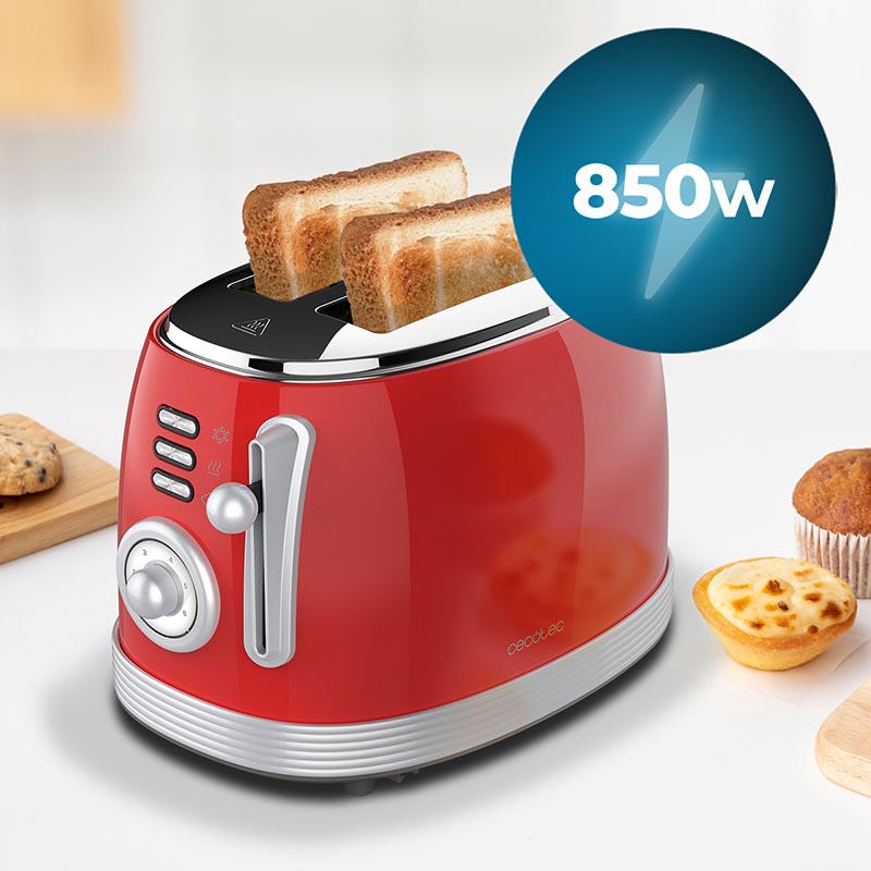 TOAST&TASTE 800 VINTAGE LIGHT RED 03259