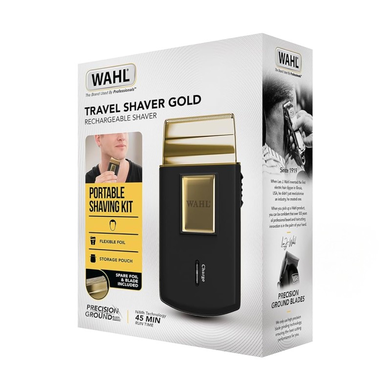 TRAVEL SHAVER GOLD
