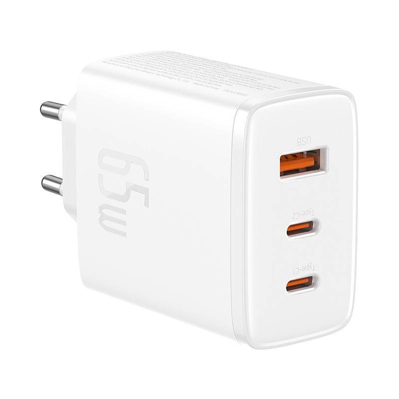BASEUS 220V 65W, A + 2xC, Cube Pro /white  - P10152301213-00