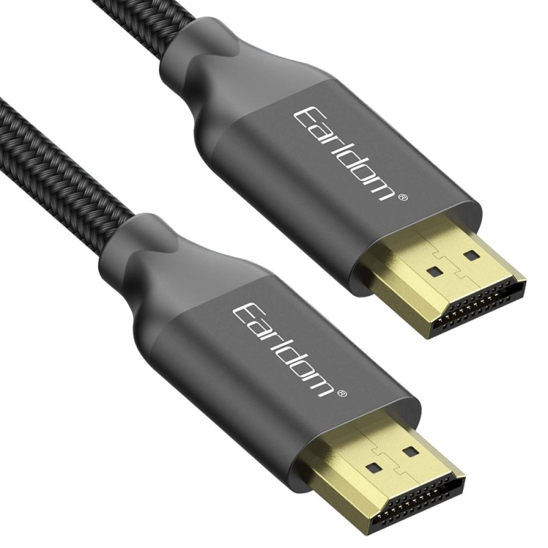 Earldom Cable ET-W26 HDMI - HDMI, 2m., 4К, Braided, Black - 18384
