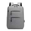 Laptop backpack No brand BP-03, 15.6", Γκρί - 45289