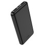 HOCO J100 Power Bank 10000 mAh, High-ranking  black