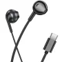 Hoco M115 Hands Free Sagacious USB-C Universal Earphones Hi-Fi Stereo με Μικρόφωνο Μαύρα 1.2m
