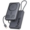 HOCO Q44 Power Bank 10000 mAh 20W, Wireless, Magnetic Origen gray