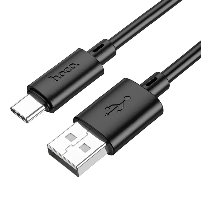 Hoco X88 Καλώδιο Gratified USB-Α σε USB-C 3A Μαύρο 2m