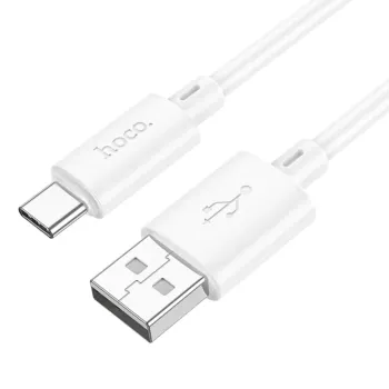 Hoco X88 Καλώδιο Gratified USB-Α σε USB-C 3A Λευκό 2m