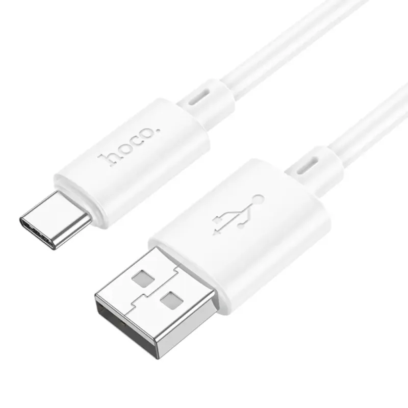 Hoco X88 Καλώδιο Gratified USB-Α σε USB-C 3A Λευκό 2m