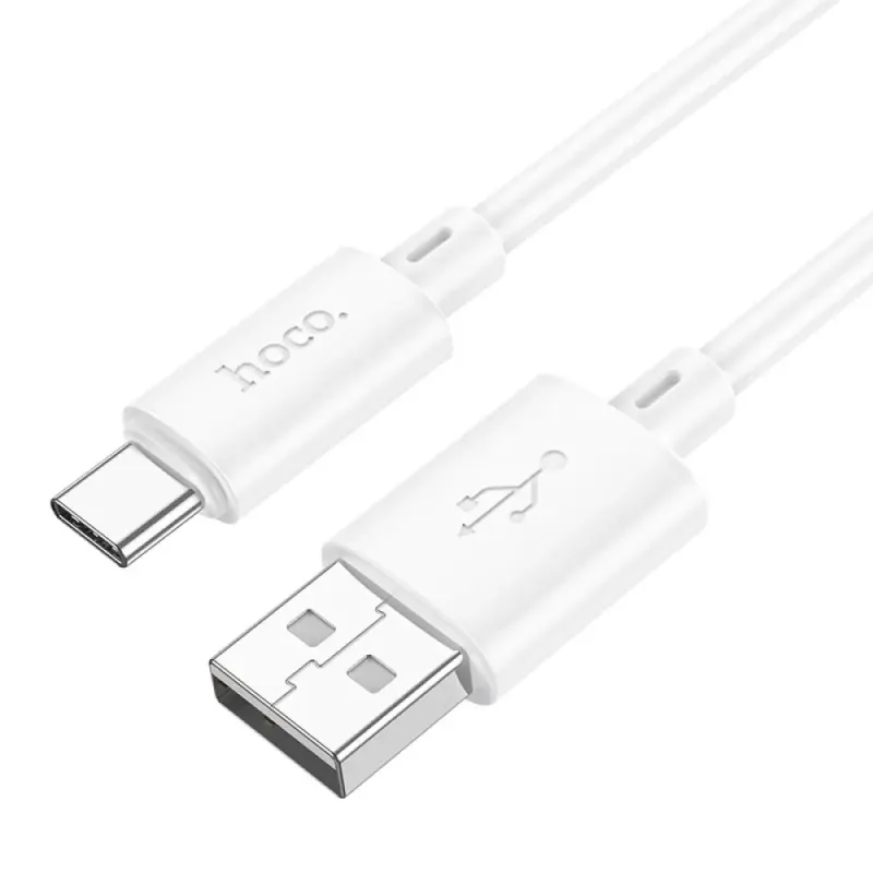 Hoco X88 Καλώδιο USB σε USB-C 3.0A Fast Charging Λευκό 1m