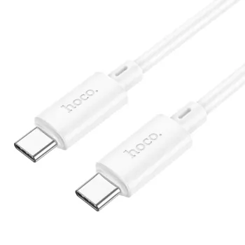 Hoco X88 Καλώδιο Gratified USB-C σε USB-C 60W 3A Λευκό 2m
