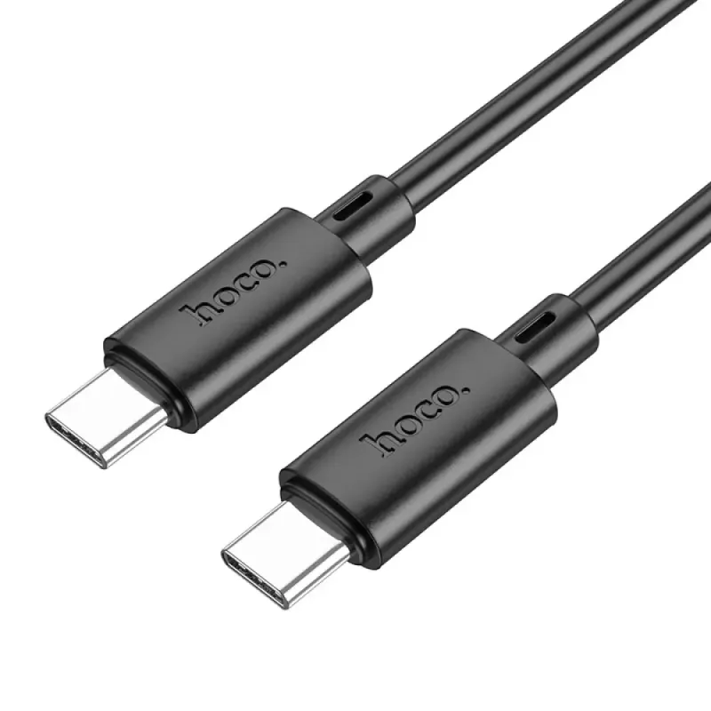 Hoco X88 Καλώδιο USB-C σε USB-C 60W Fast Charging Μαύρο 1m