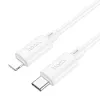 Hoco X88 Καλώδιο USB-C σε Lightning PD20W Λευκό 1m