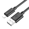 Hoco X88 Καλώδιο USB σε Lightning 2.4A Fast Charging Μαύρο 1m