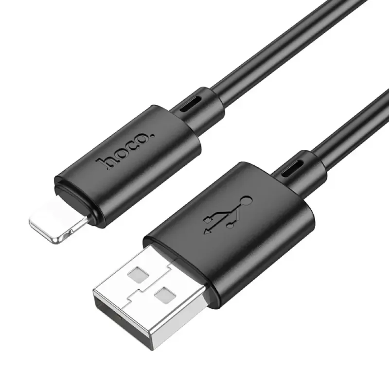 Hoco X88 Καλώδιο USB σε Lightning 2.4A Fast Charging Μαύρο 1m