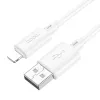 Hoco X88 Καλώδιο USB σε Lightning 2.4A Fast Charging Λευκό 1m