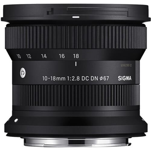 Sigma Lens 10-18mm f/2.8 DC DN Contemporary Lens for Canon RF