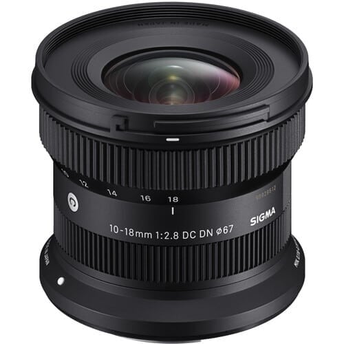 Sigma Lens 10-18mm f/2.8 DC DN Contemporary Lens for Canon RF