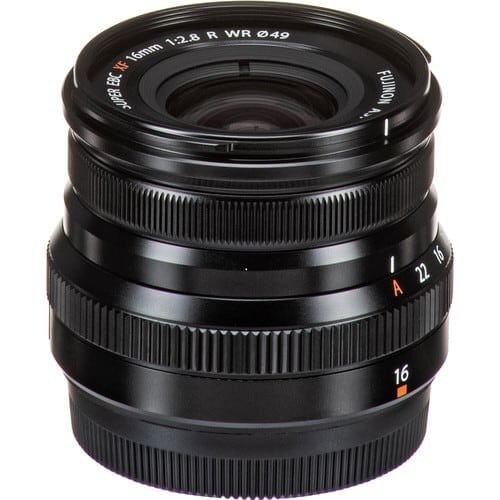 Fujinon Lens XF 16mm f/2.8 R WR Black