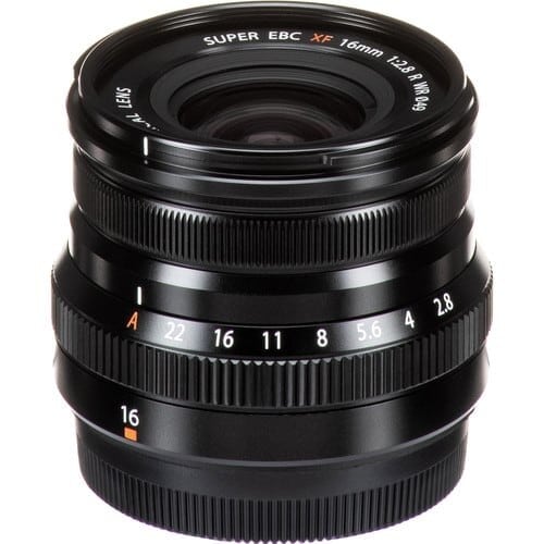 Fujinon Lens XF 16mm f/2.8 R WR Black