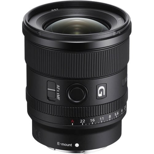 Sony Lens FE SEL 20mm F/1.8 G