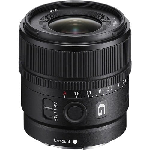 Sony Lens SEL E 15mm f/1.4 G
