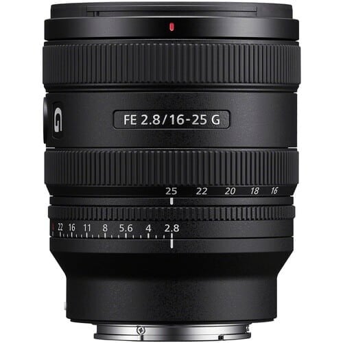 Sony Lens FE SEL 16-25mm f/2.8 G Lens Sony E ( + Cashback 100€ )