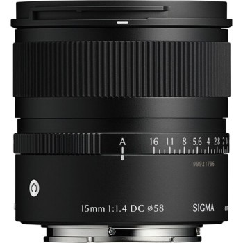 Sigma Lens 15mm F/1.4 DC for Sony E mount