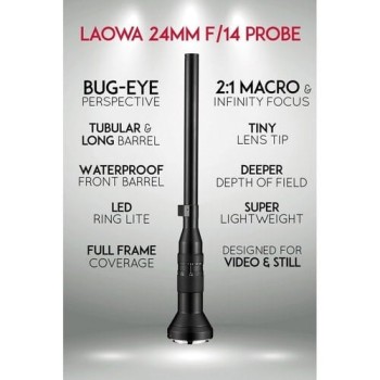 Laowa Lens 24mm f/14 Probe Lens for Sony E