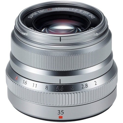 Fujinon Lens XF 23mm F/2R WR Silver