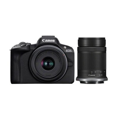 Canon EOS R50 Kit RF-S Lens 18-45mm f/4.5-6.3 IS STM + RF-S 55-210mm IS STM