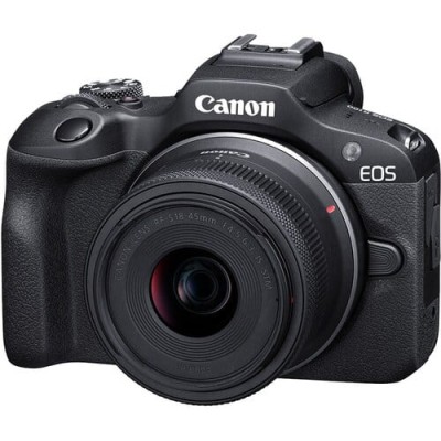 Canon EOS R100 Kit RF-S 18-45mm f/4.5-6.3 IS STM Lens (+ Cashback 80€)