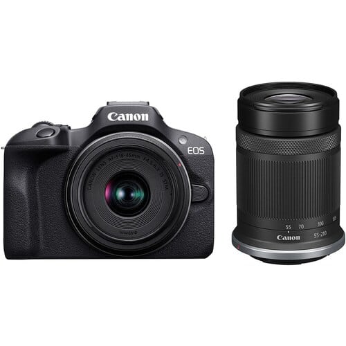 Canon EOS R100 & RF-S18-45mm + RF-S 55-210mm (+ Cashback 80€)
