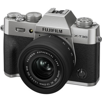 FUJIFILM X-T30 III Mirrorless Camera with 13-33mm f/3.5-6.3 Lens (Silver)