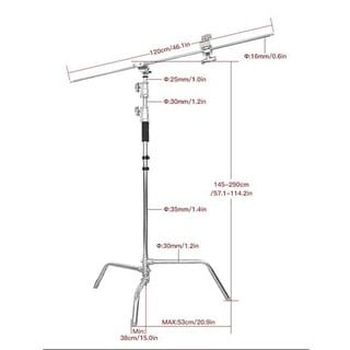 E-Image CS30-W – Ρόδες για τo E-Image LS04S C-Stand (Σετ 3 τμχ)
