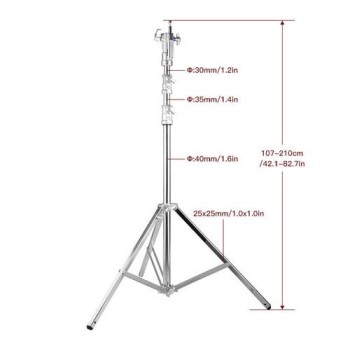 E-Image HS02 Plus – Βαρέως τύπου Studio Stand 2.1m
