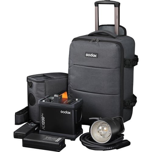 Godox WITSTRO AD1200PRO Kit – TTL 1200ws Studio Flash Kit με εξωτερική μπαταρία λιθίου και ραδιοσυχνότητα 2.4GHz