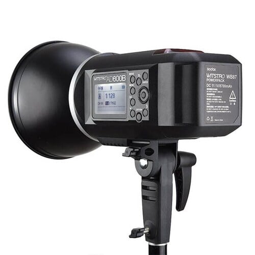 Godox Witstro AD600B TTL 600ws Studio Flash με μπαταρία λιθίου και ενσωματωμένη ραδιοσυχνότητα 2.4GHz