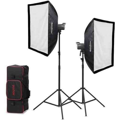 Godox Litemons LA150D-K2 150W LED Light (5600K) Bowens Mount Διπλό Kit