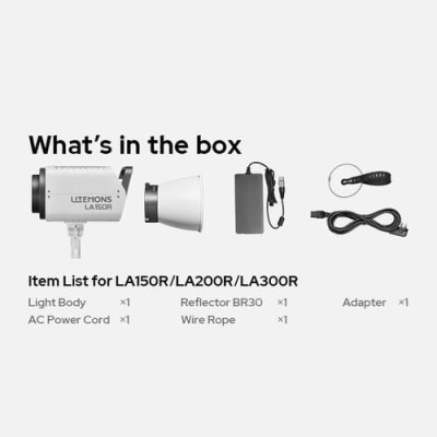 Godox Litemons LA150R K1 – 165W COB RGB LED Light Bowens Mount + τσάντα μεταφοράς