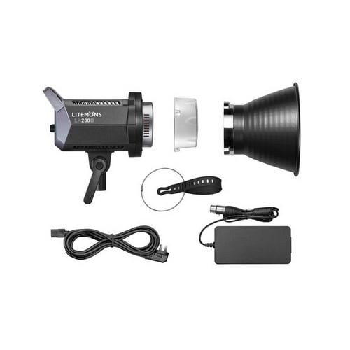 Godox Litemons LA200D-K2 200W LED Light (5600K) Bowens Mount Διπλό Kit