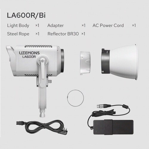 Godox Litemons LA600Bi – 600W COB LED Light Bi-Color (2800-6500K) Bowens Mount