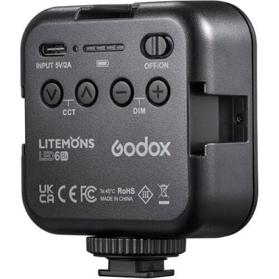 Godox LED6Bi – Litemons Bi-Color mini-LED Light (3200 – 6500K)