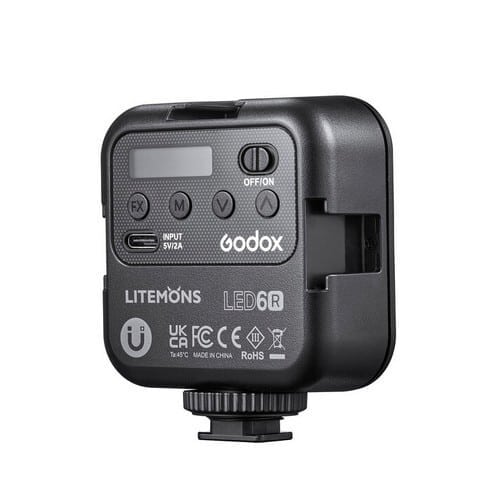 Godox LED6R – Litemons RGB mini-LED Light (RGB & 3200-6500K)