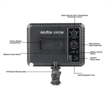 Godox P120C (3300-5600K) Led Video Light