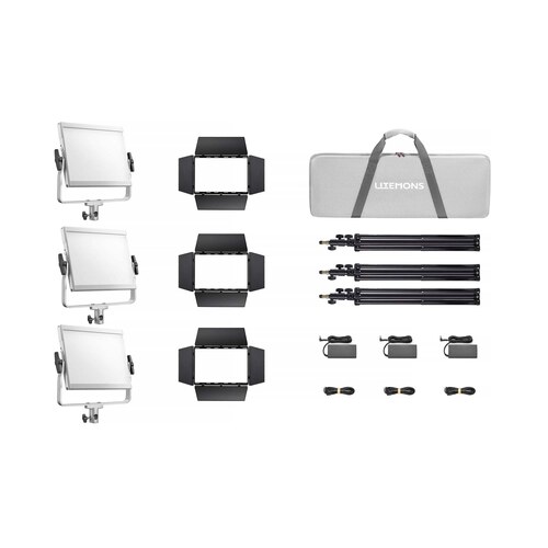 Godox Litemons LP1200R K3 – RGB 120W LED Light Panel - 3 Light Kit