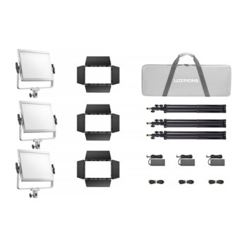 Godox Litemons LP400R K3 – RGB 36W LED Light Panel – 3 Light Kit