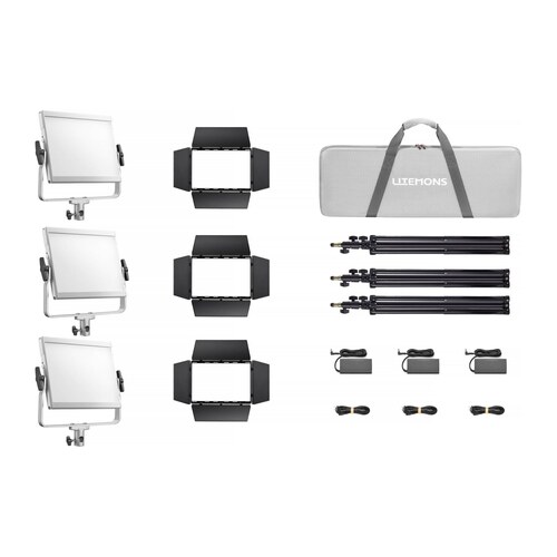 Godox Litemons LP400R K3 – RGB 36W LED Light Panel – 3 Light Kit