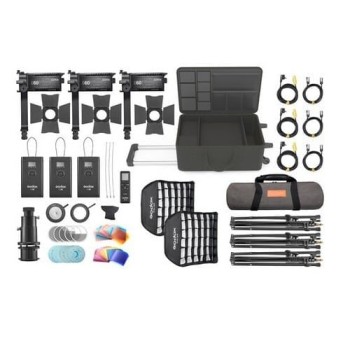 Godox S60-D – Τριπλό kit φωτιστικών S60 60W 5600K LED Focusing Light